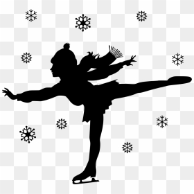 Ice Skating , Png Download - Silhouette Ice Skater Clipart, Transparent Png - ice skating png