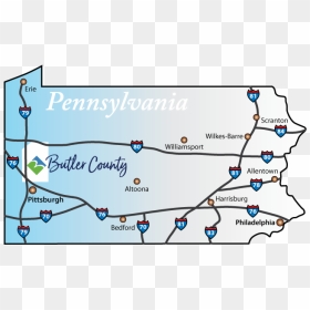 Butler County Pennsylvania, HD Png Download - butler png