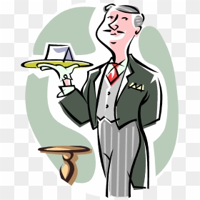 Hotel Clipart Butler - Open Id Connect Key, HD Png Download - butler png