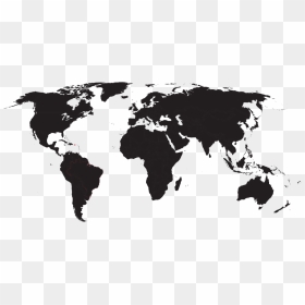 Simple World Map Svg, HD Png Download - puerto rico map png