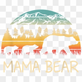 Mama Bear And 2 Cubs, HD Png Download - mama bear png