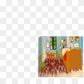 Vangogh Clip Arts - Small Bedroom Cartoon, HD Png Download - small icon png
