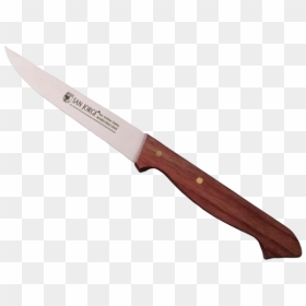 Cuchillo Verdulero De Cocina Mango Madera - Utility Knife, HD Png Download - cuchillo png