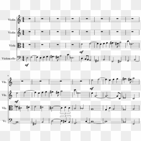 Piece For String Quartet - Sheet Music, HD Png Download - piece of string png