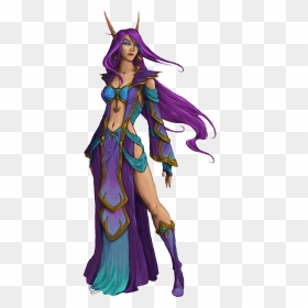 Wow Png Female Mage - Mage Outfit Female, Transparent Png - mage png