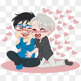 “ It’s Wednesday  i’m So Glad That It’s Canon That - Yuri On Ice Chubby Yuri, HD Png Download - viktor nikiforov png