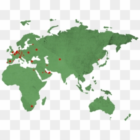 Map Cropped - Vector World Map Png, Transparent Png - baton png