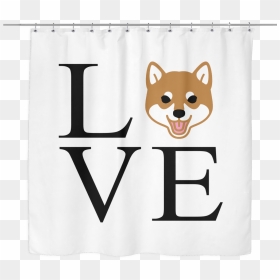 Shiba Inu Love Shower Curtain - Formal Recruitment, HD Png Download - delta sigma theta png