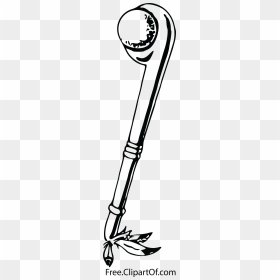 Free Clipart Of A Black And White Tomahawk With Feathers, HD Png Download - tomahawk png