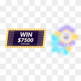 Win 7500 Img - Parallel, HD Png Download - lottery ticket png