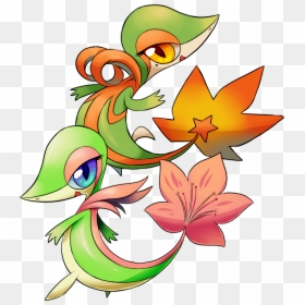 Snivy Type, HD Png Download - snivy png