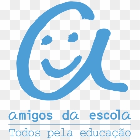 Amigos Da Escola 01 Logo Png Transparent - Smiley, Png Download - amigos png