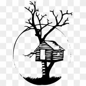 Tree House Vector Png, Transparent Png - treehouse png