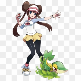 Rosa And Snivy Concept Artwork For Kotobukiya Artfx - Pokemon Rosa, HD Png Download - snivy png