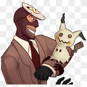 #tf2 #spy #tf2spy #pokemon #mimikyu #teamfortress2 - Tf2 Pokemon, HD Png Download - tf2 spy png