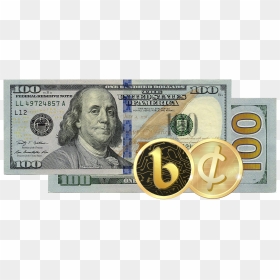 100 Dollar Bill Sketch, HD Png Download - $100 png