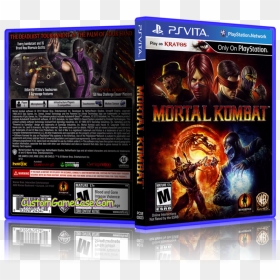 Mortal Kombat - Mortal Kombat Vita Cover, HD Png Download - mortal kombat health bar png