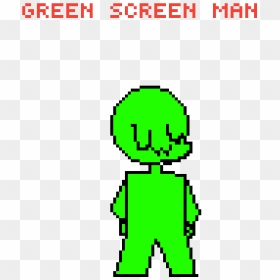 Green Screen Man Uwu - Cross-stitch, HD Png Download - green screen png