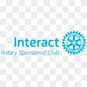 Rotary Interact Logo Vector - Interact Rotary Sponsored Club, HD Png Download - rotary logo png