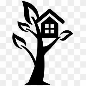 Tree House - Treehouse Clipart Black And White, HD Png Download - treehouse png