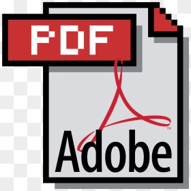 Adobe Pdf Logo Png Transparent - Pdf, Png Download - pdf logo png