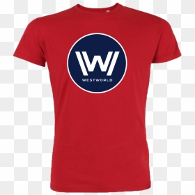 Logo T Shirt Stanley T Shirt Red , Png Download - T-shirt, Transparent Png - westworld logo png