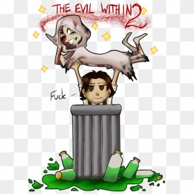 The Evil Within 2 By Herrfenix1939 - Evil Within Ruvik X Sebastian, HD Png Download - evil within png