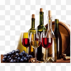 Wine Glasses And Bottles, HD Png Download - wine tasting png