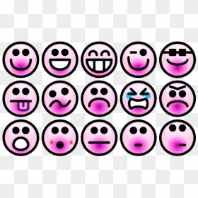 Smiley Faces 2 Png Icons - Feelings Clipart, Transparent Png - smiley face .png