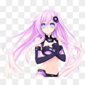 Purple Sister Neptunia, HD Png Download - hyperdimension neptunia png