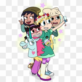 Star Butterfly Y Daron Nefcy, HD Png Download - star butterfly png