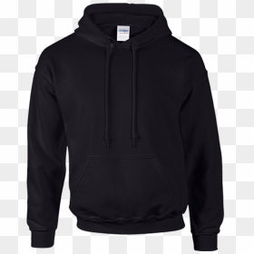 Black 36c - Black Hoodie Without Zipper, HD Png Download - gildan logo png