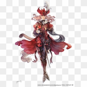 Ff14 Red Mage Art, HD Png Download - mage png