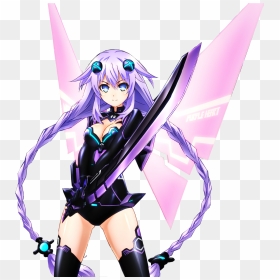 Purple Heart Render By Jessymoonn-d9vgcrl - Hyperdimension Neptunia, HD Png Download - hyperdimension neptunia png