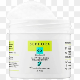 Sephora Glow Peel Pads Radiance Smooth Sheets - Label, HD Png Download - sephora png