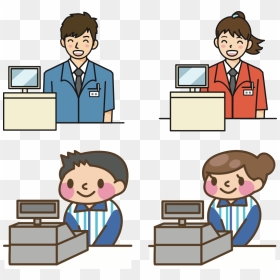 Cashiers - Cashier Clipart, HD Png Download - cashier png