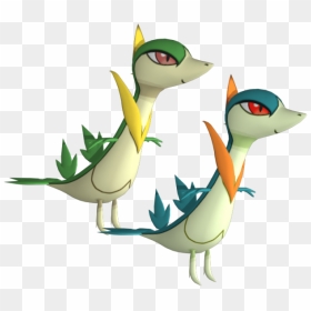 Servine Pokemon Model, HD Png Download - snivy png