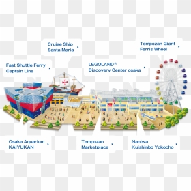 Transparent Ferris Wheel Png - Osaka Aquarium Ferris Wheel, Png Download - village roadshow pictures logo png
