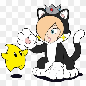 Cat Rosalina- Gentle As A Kitten - Rosalina Kawaii Anime, HD Png Download - rosalina png