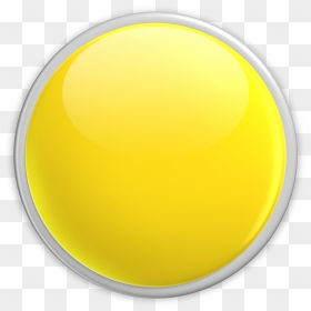 Badge Blank Button Yellow 1600 Clr , Png Download - Circle, Transparent Png - blank button png
