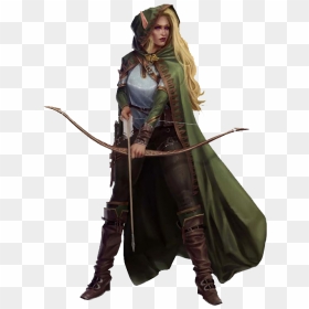 Aragorn Drawing Lotr Ranger - Half Elf Bard Female, HD Png Download - lotr png