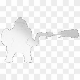 Putle Drawing - Arabian Camel, HD Png Download - fire ember particles png