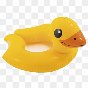 Yellow Duck Png Image With Transparent Background - Duck Split Ring Float, Png Download - baby duck png
