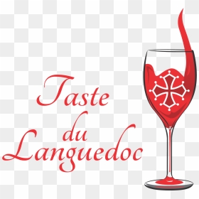 Taste Du Languedoc Wine Tours Logo - Wine Glass, HD Png Download - wine tasting png