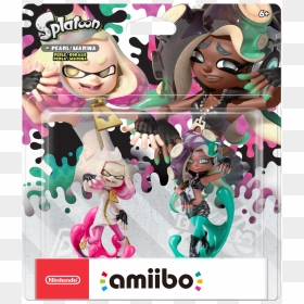 Splatoon Pearl And Marina Amiibo, HD Png Download - amiibo logo png