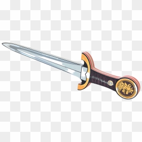 Noble Knight Sword, Red - Sword, HD Png Download - knight sword png