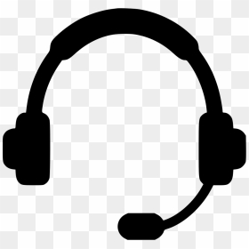 Headphones - Headphones With Mic Svg, HD Png Download - headphones.png