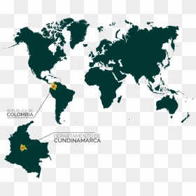 Ubicacion1 - Continents Black And White, HD Png Download - ubicacion png