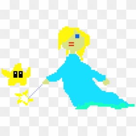 Rosalina And Luma - Pixel Rosalina And Luma, HD Png Download - rosalina png