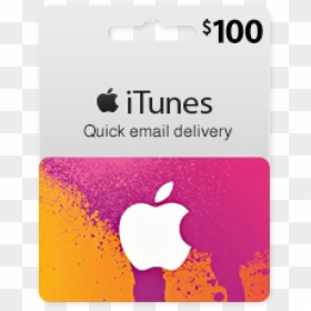 Itunes Gift Card Png - Itunes Gift Card Usa, Transparent Png - $100 png